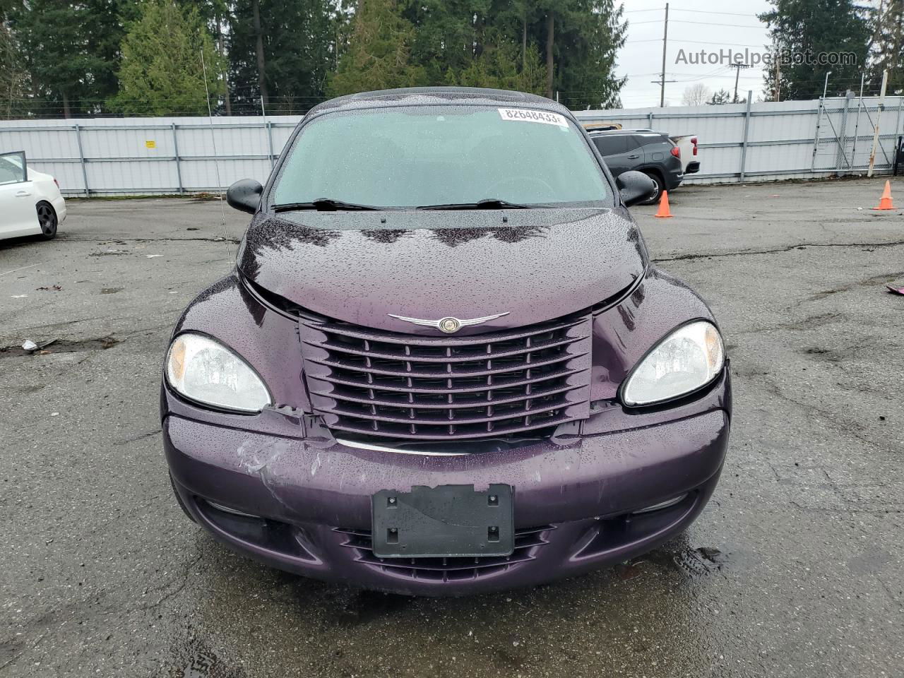 2004 Chrysler Pt Cruiser Limited Purple vin: 3C8FY68824T265316