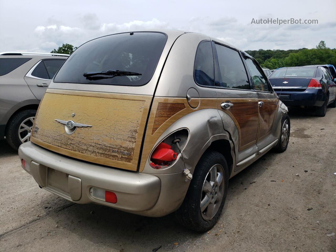 2004 Chrysler Pt Cruiser Limited Золотой vin: 3C8FY68824T317270