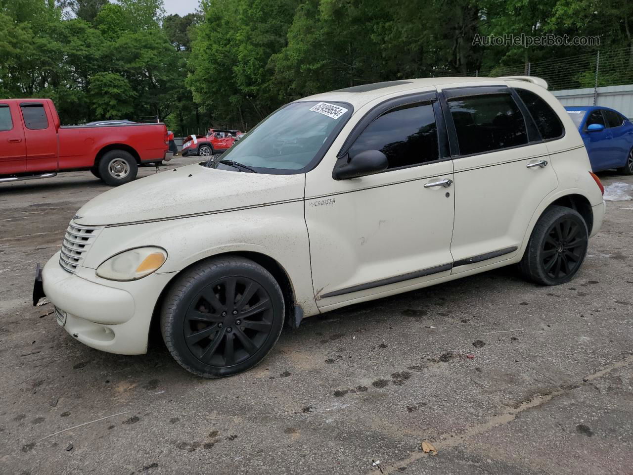 2004 Chrysler Pt Cruiser Limited White vin: 3C8FY68844T346933