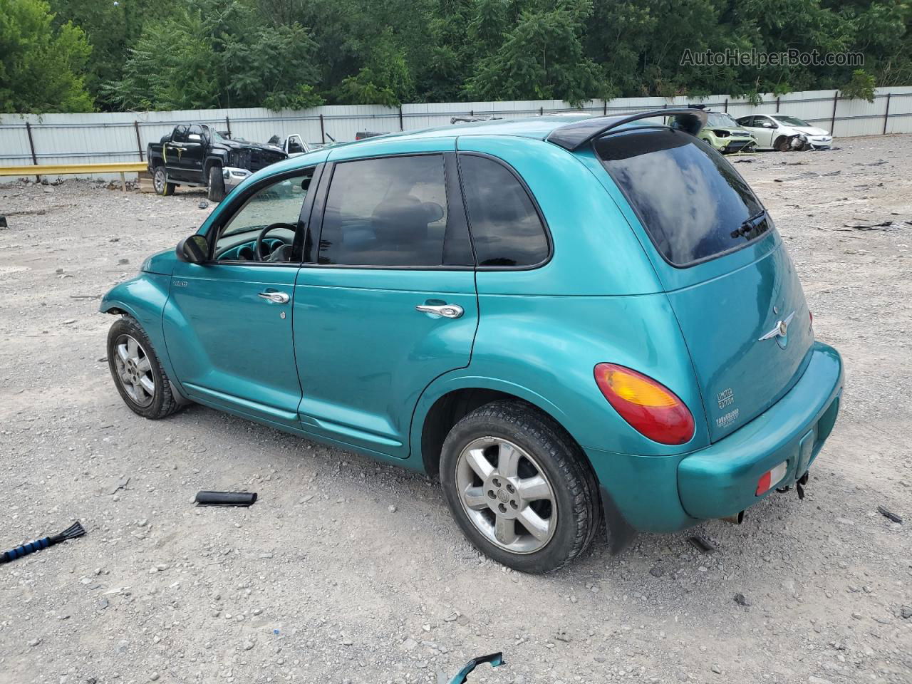 2004 Chrysler Pt Cruiser Limited Turquoise vin: 3C8FY68864T229161