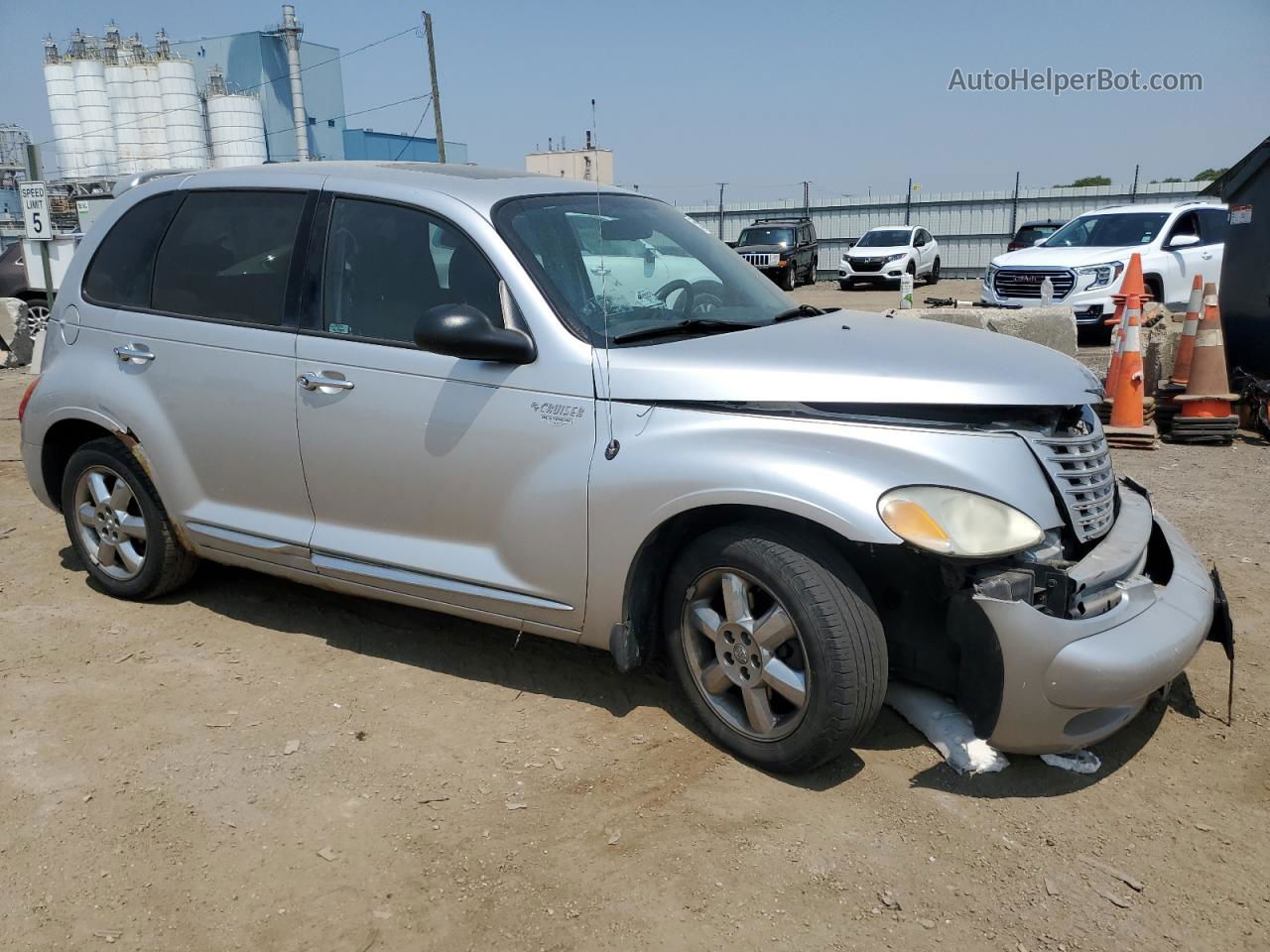 2004 Chrysler Pt Cruiser Limited Silver vin: 3C8FY68864T251998