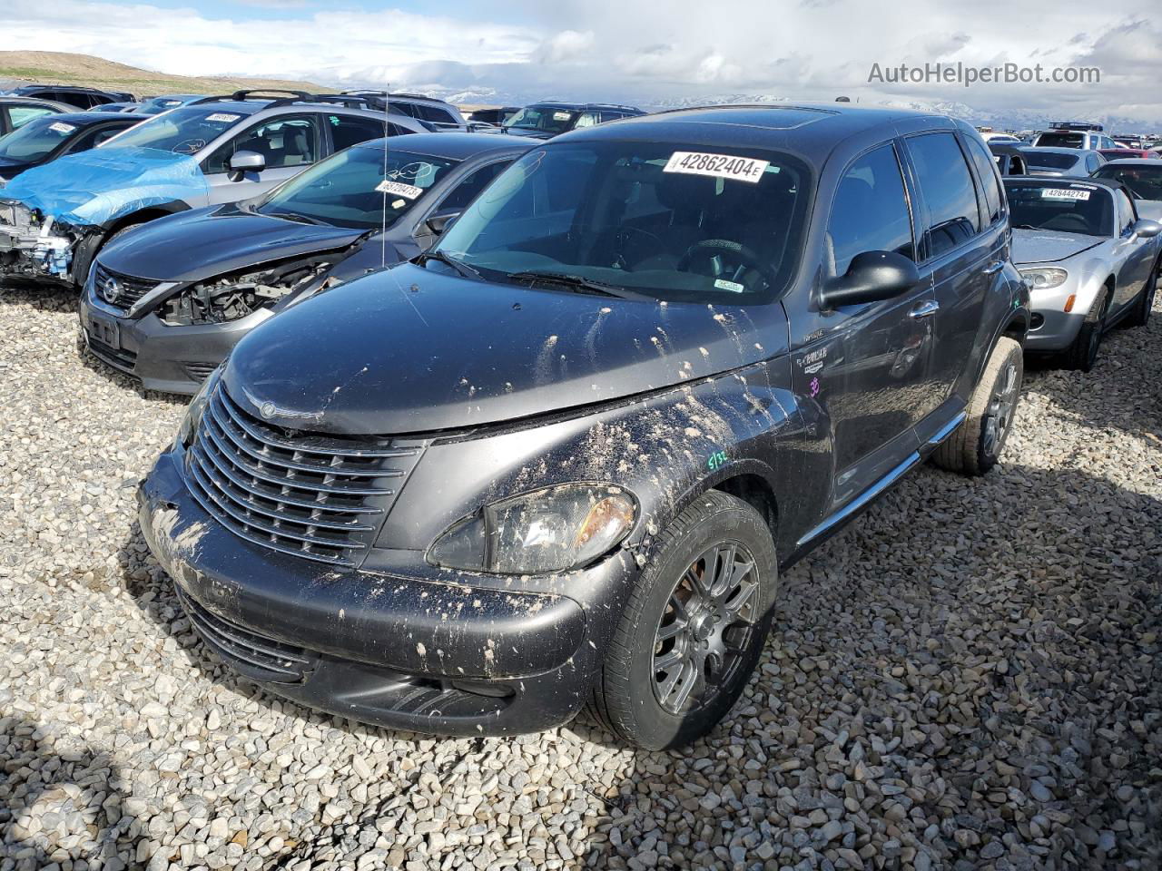 2004 Chrysler Pt Cruiser Limited Gray vin: 3C8FY68874T223448