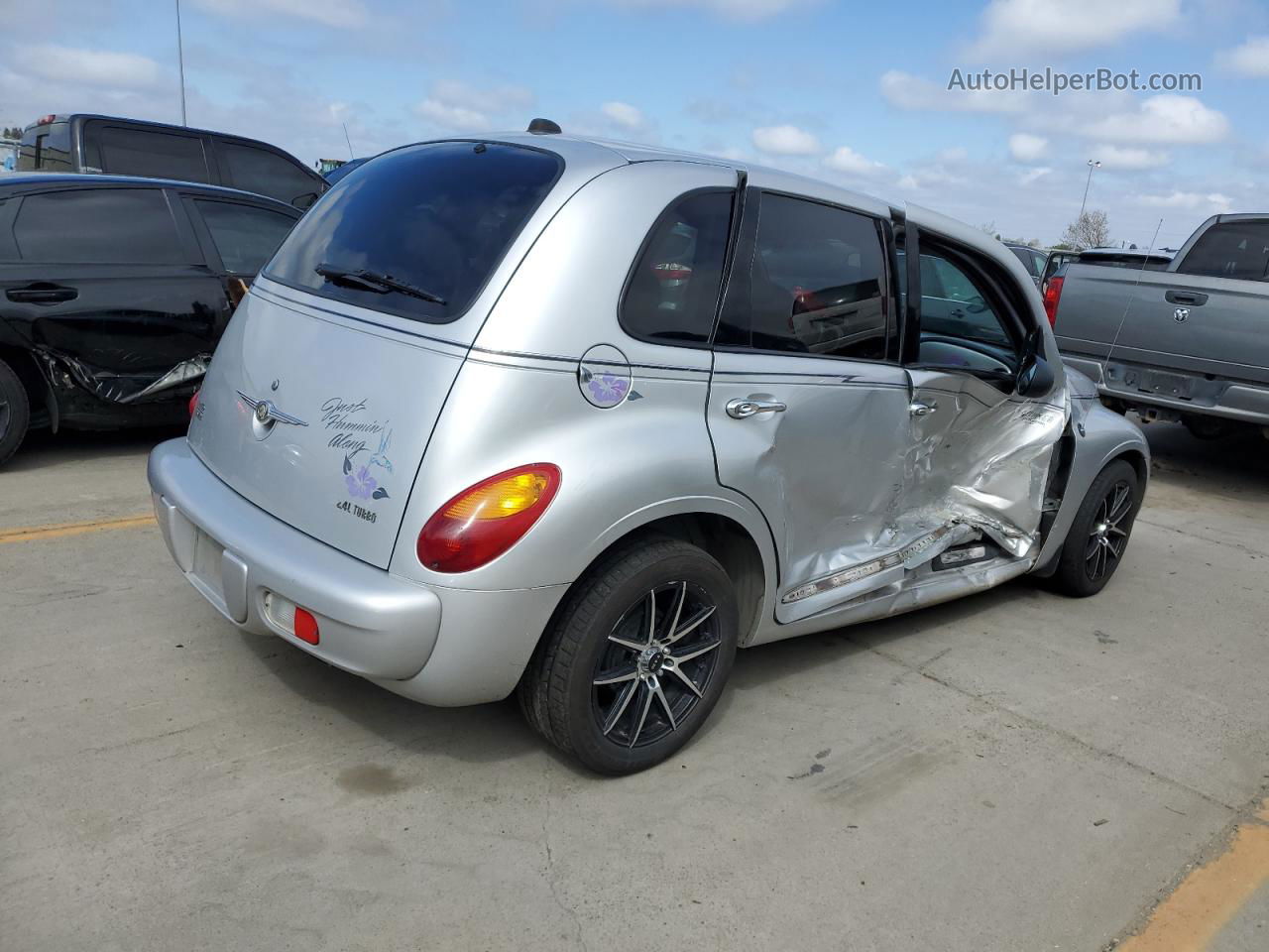 2004 Chrysler Pt Cruiser Limited Silver vin: 3C8FY688X4T223136