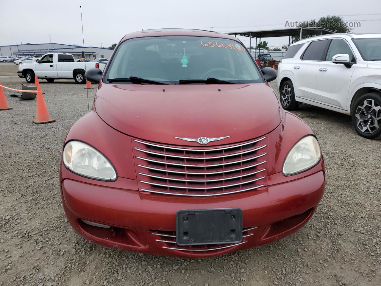 2004 Chrysler Pt Cruiser Limited Red vin: 3C8FY688X4T330316