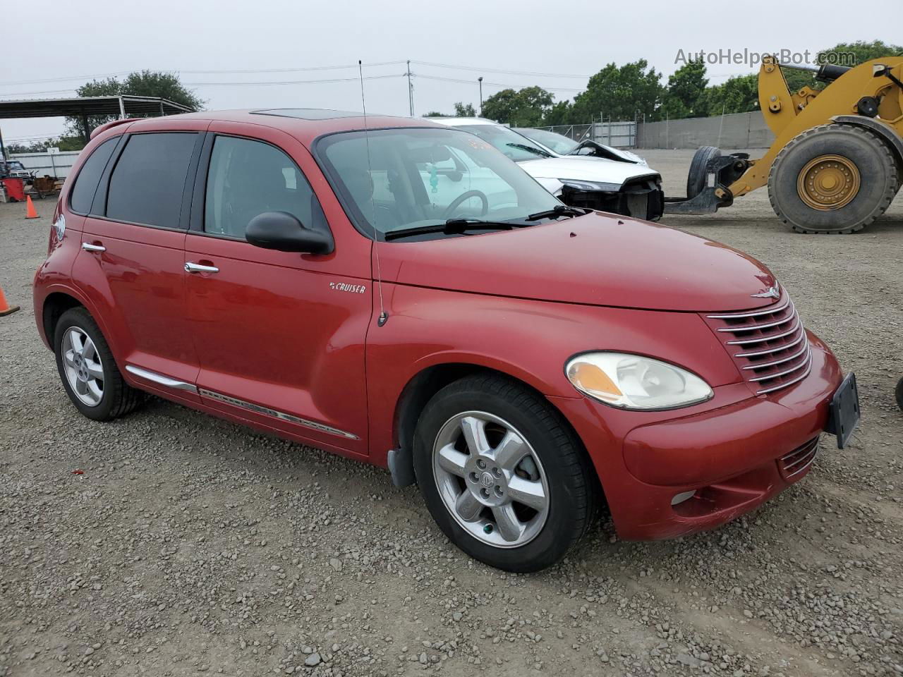 2004 Chrysler Pt Cruiser Limited Red vin: 3C8FY688X4T330316