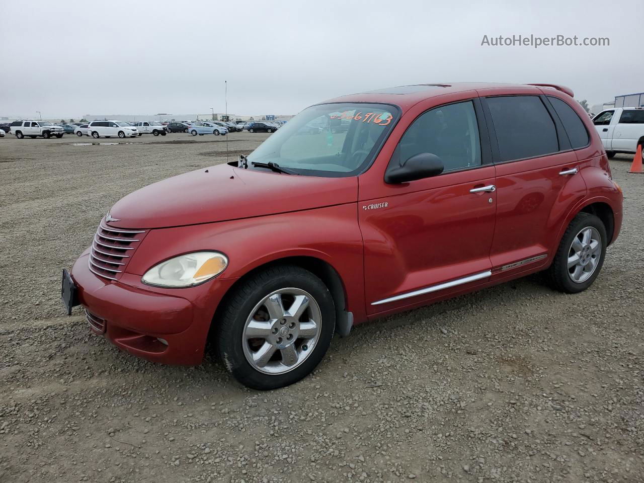 2004 Chrysler Pt Cruiser Limited Red vin: 3C8FY688X4T330316