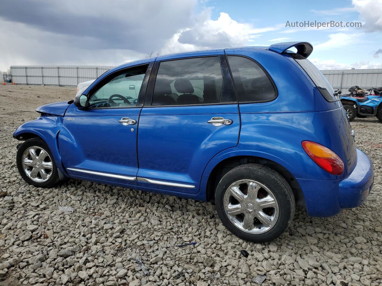 2004 Chrysler Pt Cruiser Limited Blue vin: 3C8FY68B04T342065