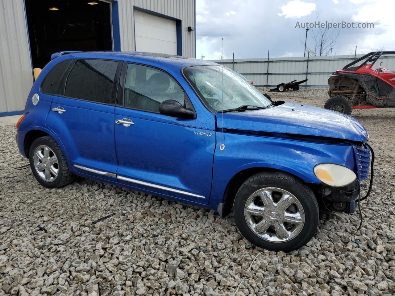 2004 Chrysler Pt Cruiser Limited Blue vin: 3C8FY68B04T342065