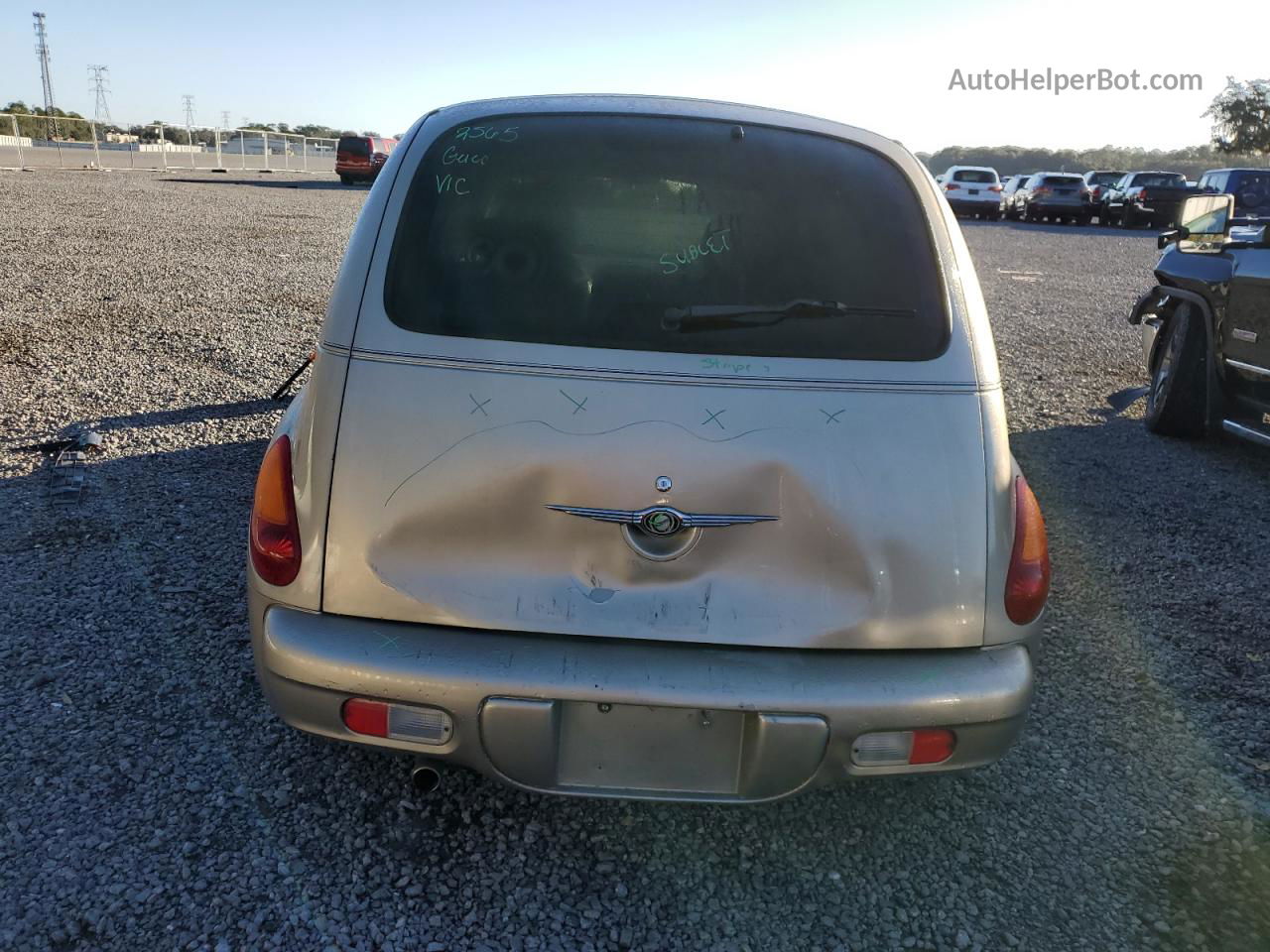 2004 Chrysler Pt Cruiser Limited Gold vin: 3C8FY68B14T356363