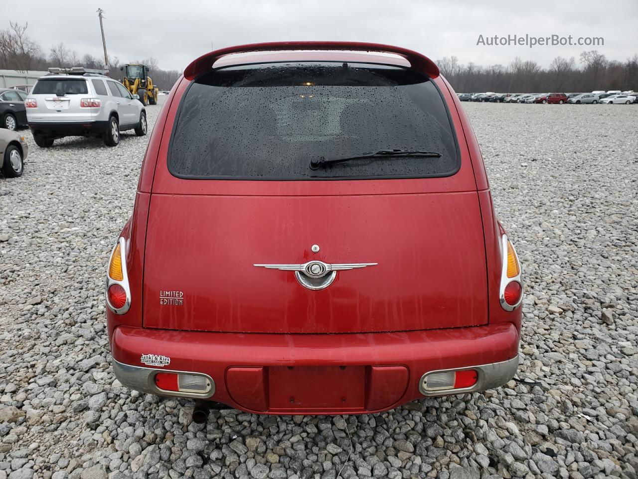 2004 Chrysler Pt Cruiser Limited Red vin: 3C8FY68B74T265033