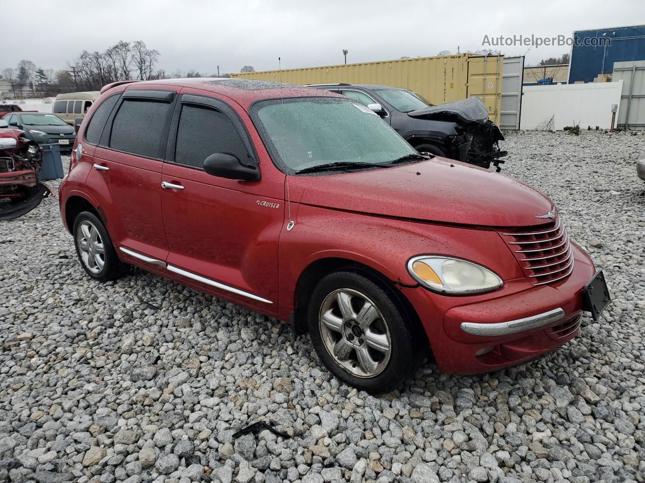 2004 Chrysler Pt Cruiser Limited Red vin: 3C8FY68B74T265033