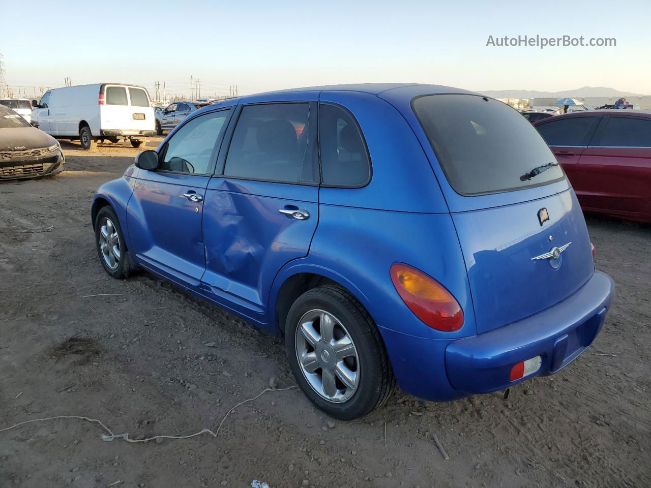 2004 Chrysler Pt Cruiser Limited Blue vin: 3C8FY68B94T309310