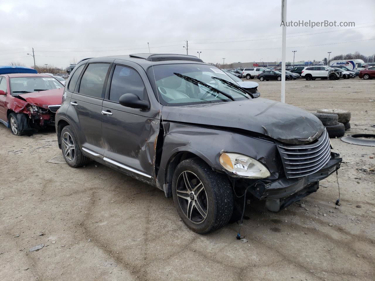 2004 Chrysler Pt Cruiser Limited Gray vin: 3C8FY68BX4T325435