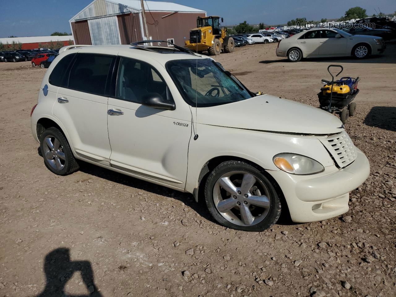 2004 Chrysler Pt Cruiser Gt Белый vin: 3C8FY78G14T230019