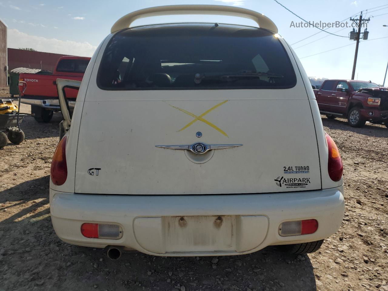 2004 Chrysler Pt Cruiser Gt Белый vin: 3C8FY78G14T230019