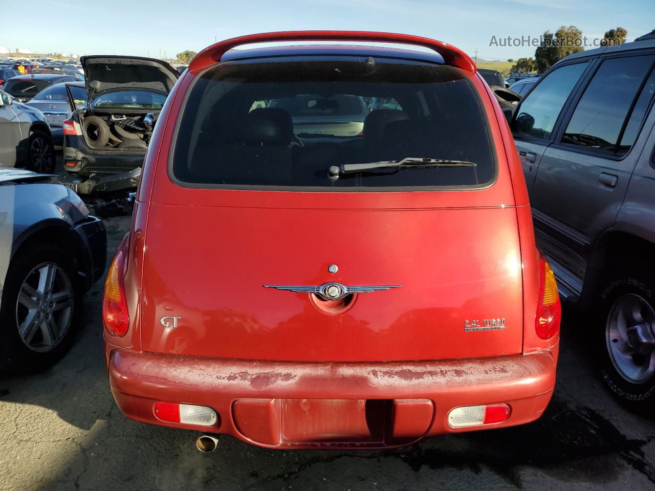 2004 Chrysler Pt Cruiser Gt Red vin: 3C8FY78G14T327785