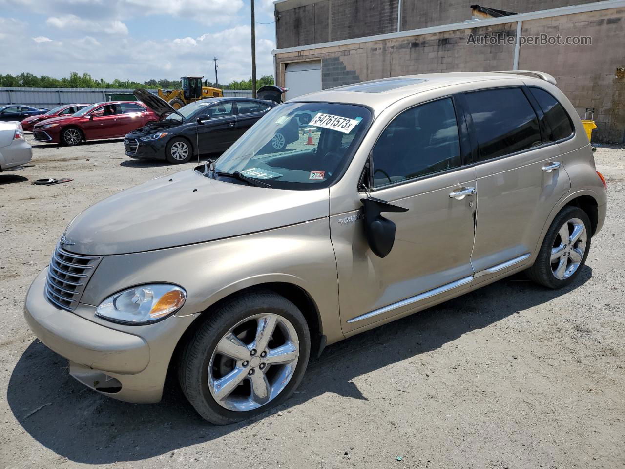 2004 Chrysler Pt Cruiser Gt Beige vin: 3C8FY78G44T243833