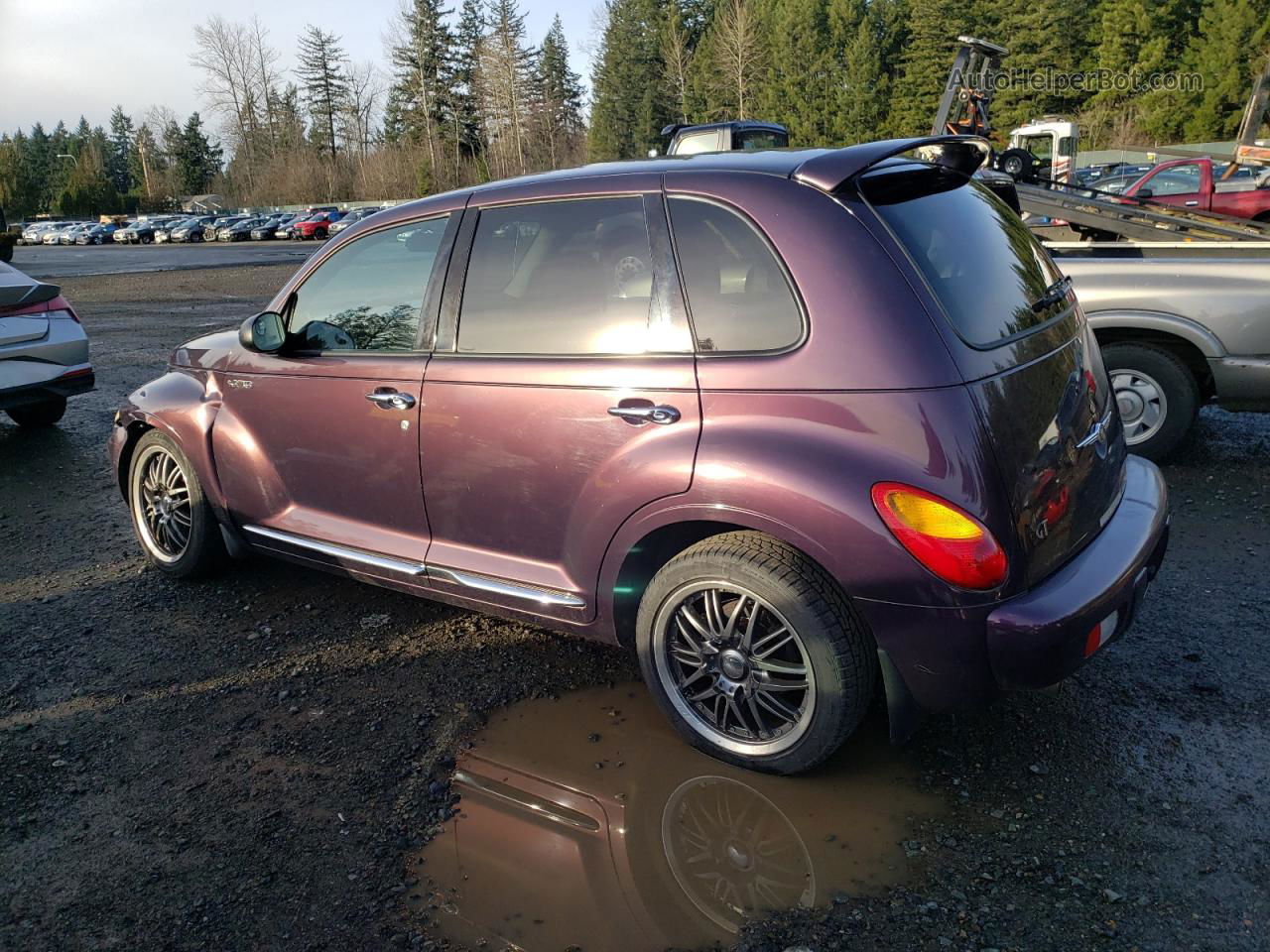 2004 Chrysler Pt Cruiser Gt Фиолетовый vin: 3C8FY78G44T354415