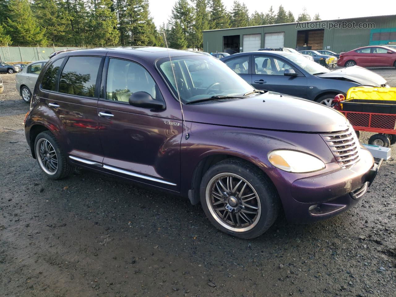 2004 Chrysler Pt Cruiser Gt Purple vin: 3C8FY78G44T354415