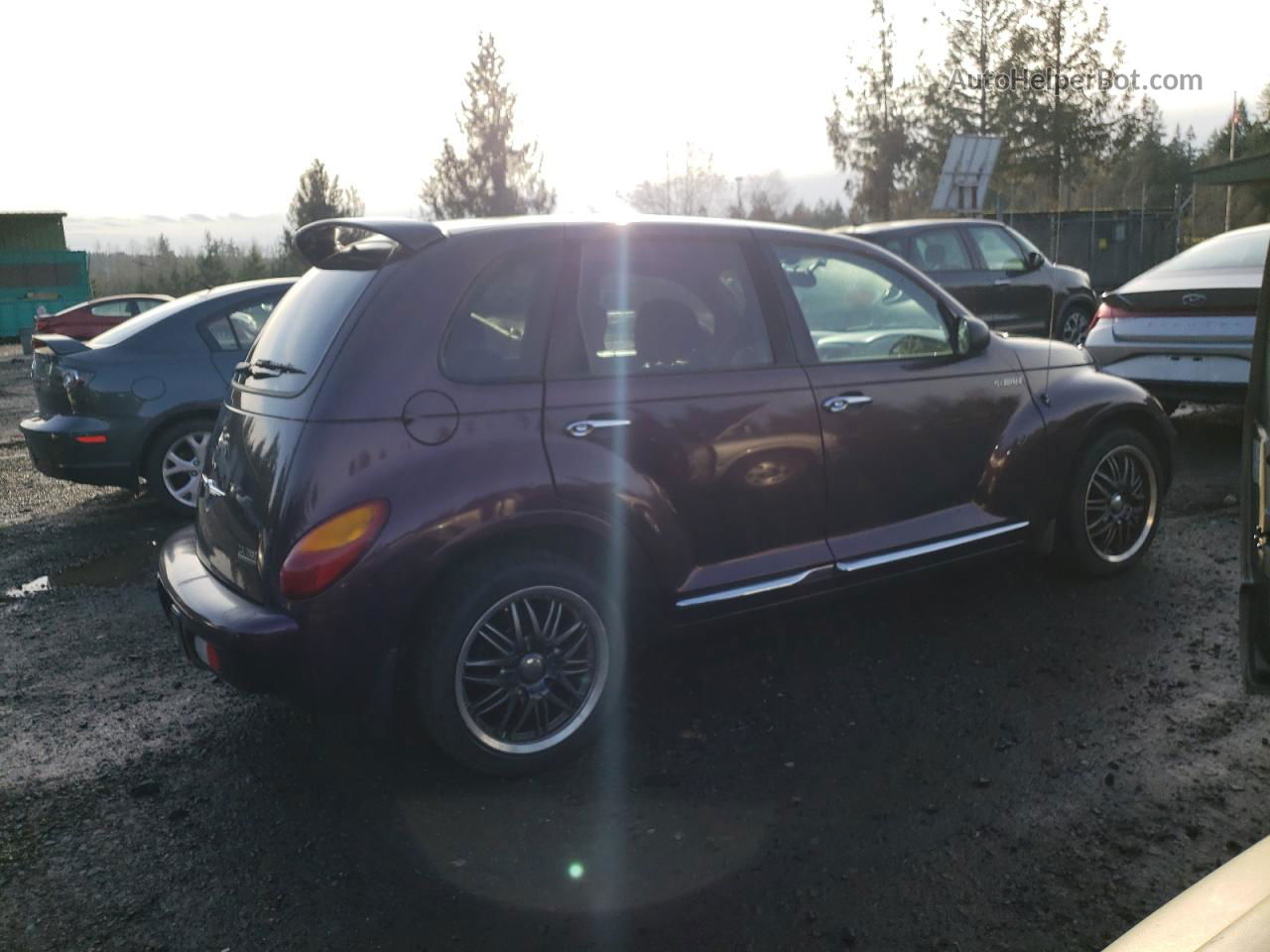 2004 Chrysler Pt Cruiser Gt Purple vin: 3C8FY78G44T354415