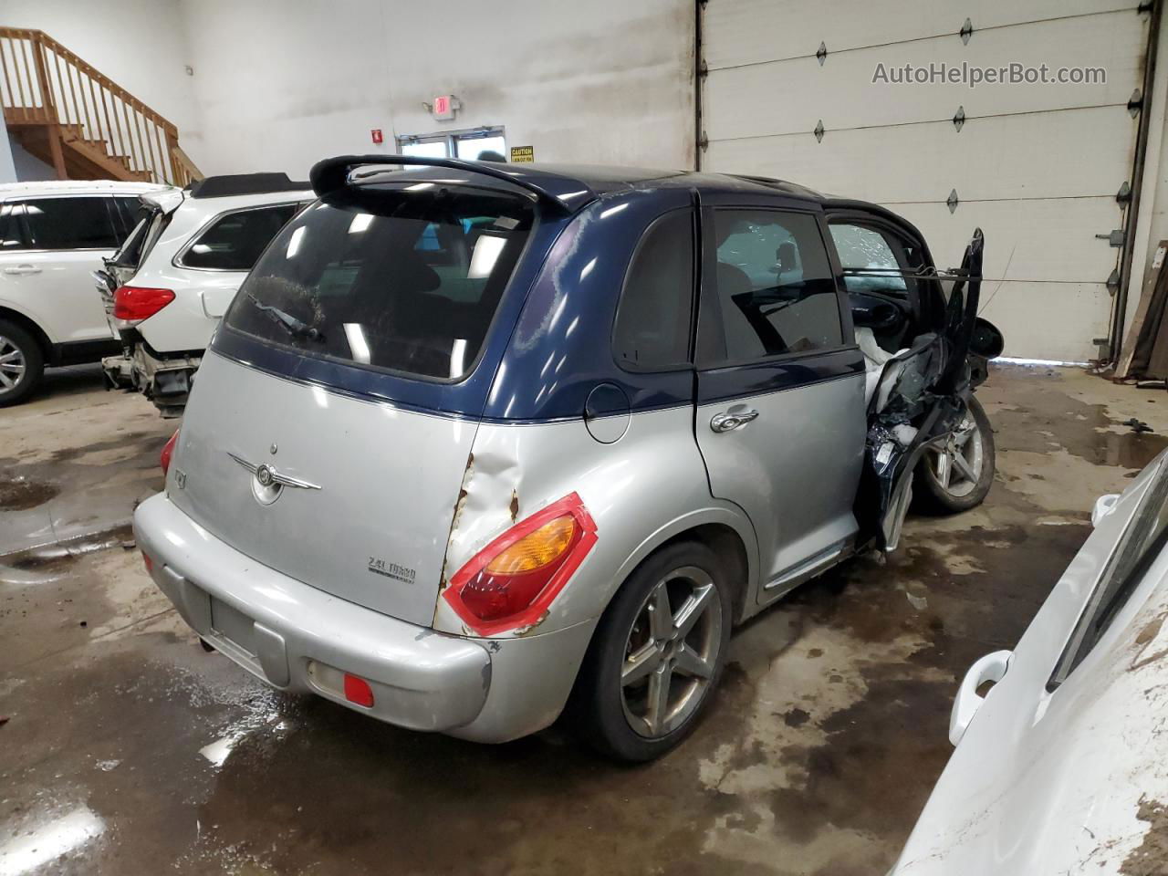 2004 Chrysler Pt Cruiser Gt Синий vin: 3C8FY78G54T350941