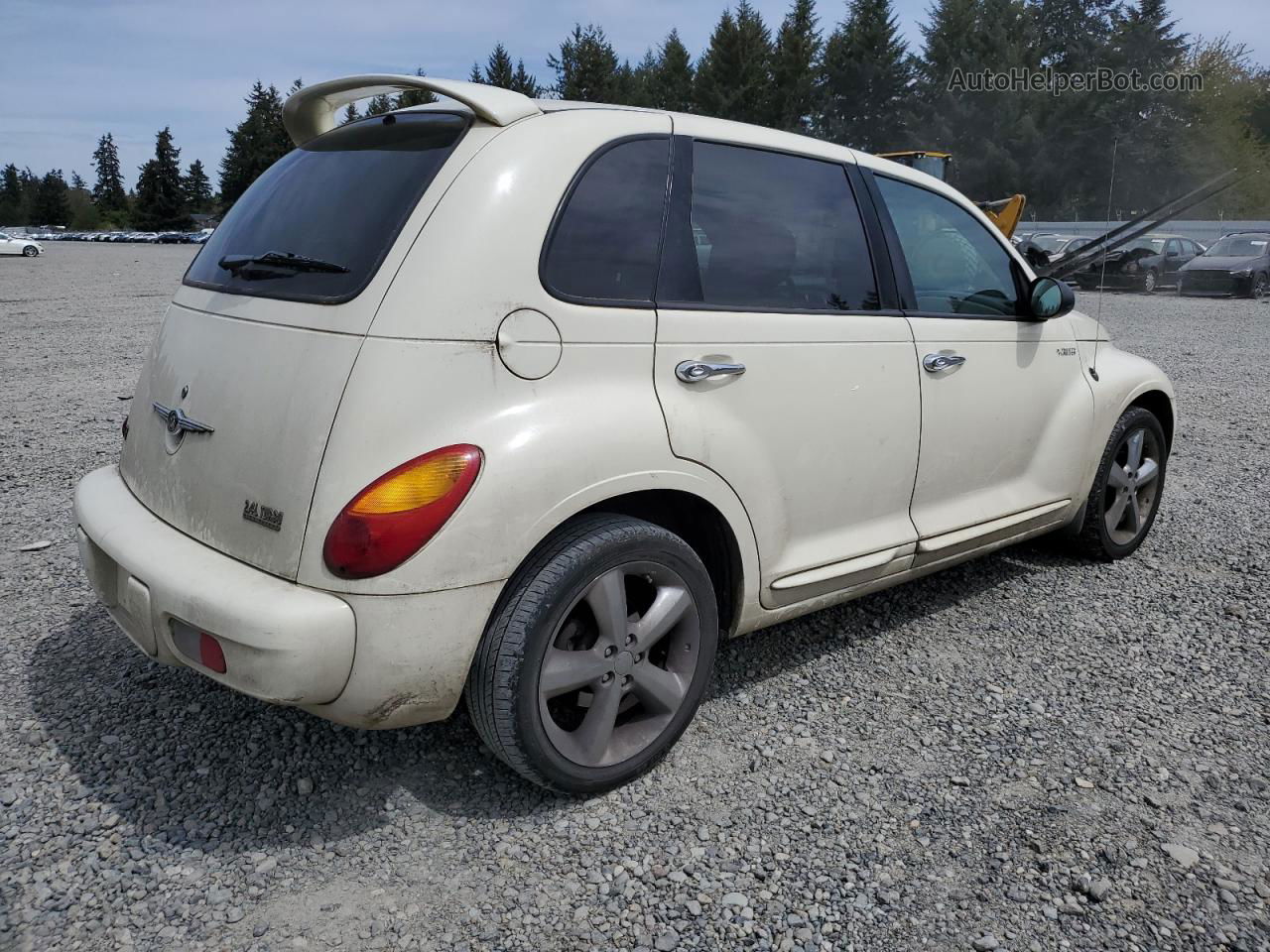 2004 Chrysler Pt Cruiser Gt Cream vin: 3C8FY78G74T321182