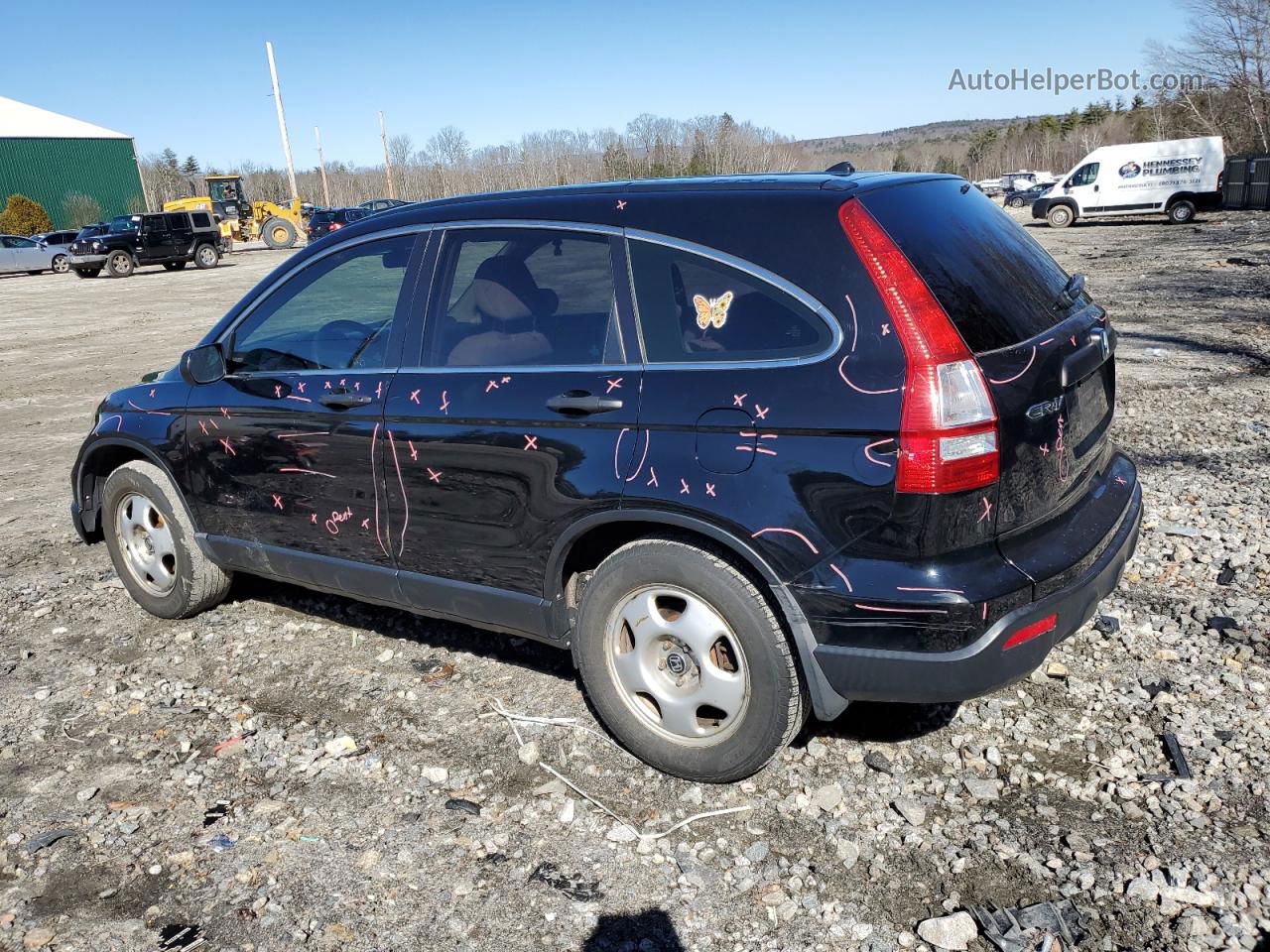 2009 Honda Cr-v Lx Black vin: 3CZRE38329G709007