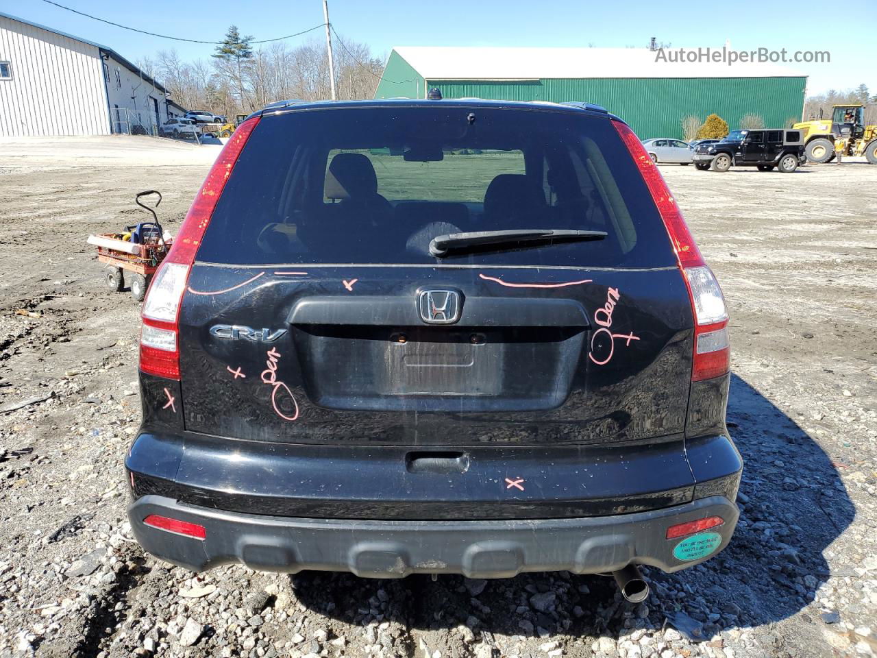 2009 Honda Cr-v Lx Black vin: 3CZRE38329G709007