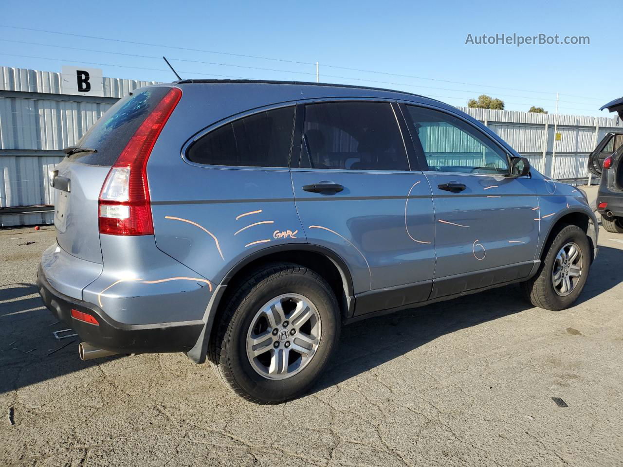 2009 Honda Cr-v Lx Blue vin: 3CZRE38359G701287