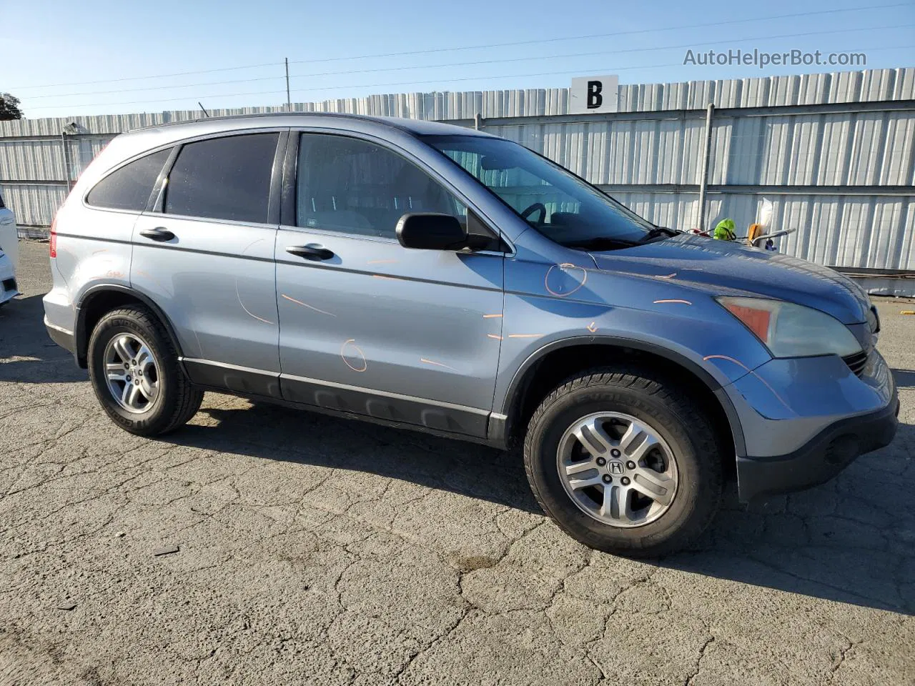 2009 Honda Cr-v Lx Blue vin: 3CZRE38359G701287