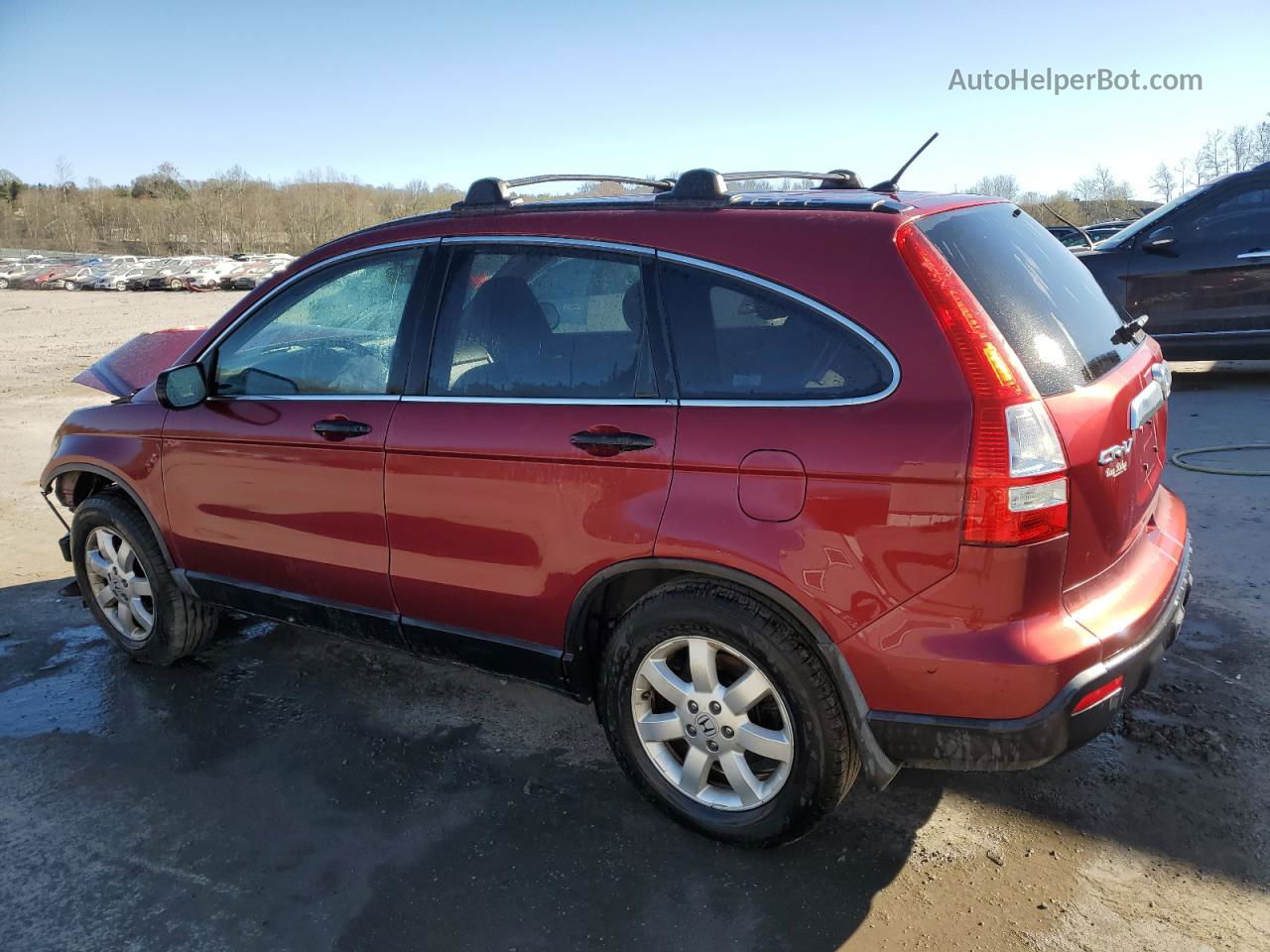 2009 Honda Cr-v Ex Бордовый vin: 3CZRE38579G704273