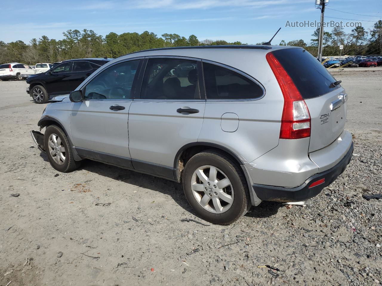 2009 Honda Cr-v Ex Silver vin: 3CZRE385X9G704719