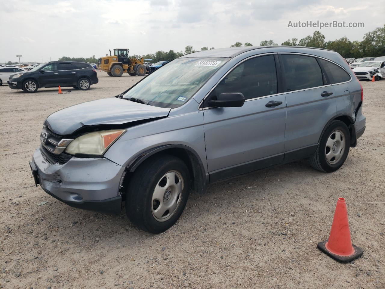 2010 Honda Cr-v Lx Blue vin: 3CZRE3H34AG702421