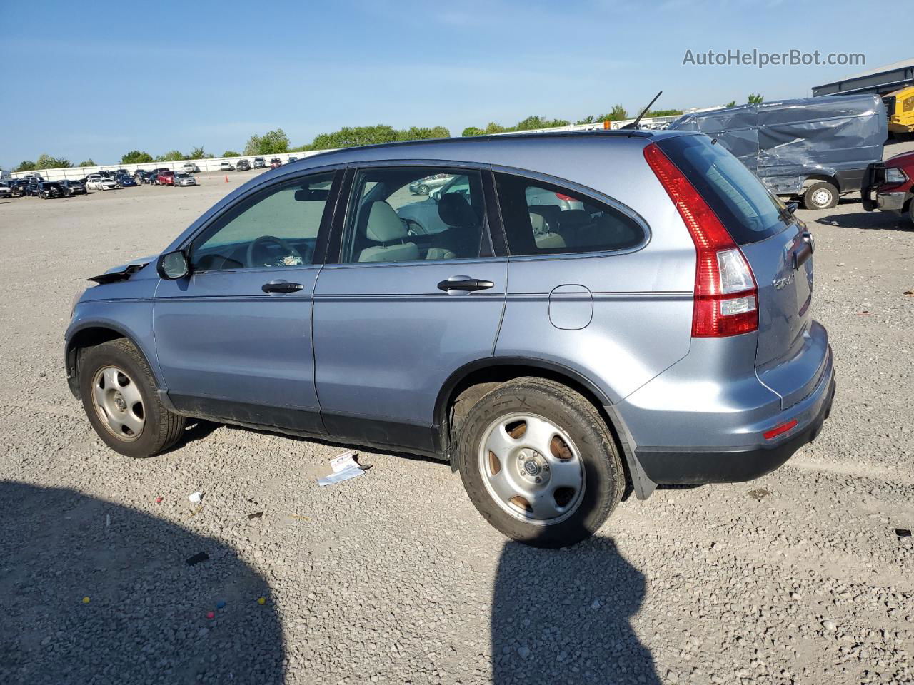 2010 Honda Cr-v Lx Blue vin: 3CZRE3H36AG705711