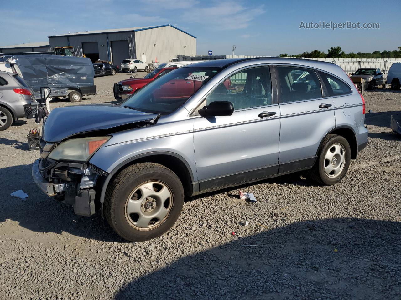 2010 Honda Cr-v Lx Blue vin: 3CZRE3H36AG705711