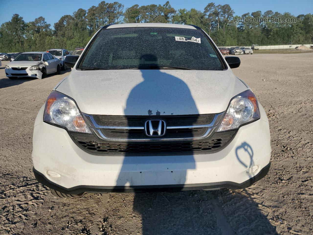 2010 Honda Cr-v Lx White vin: 3CZRE3H3XAG704044