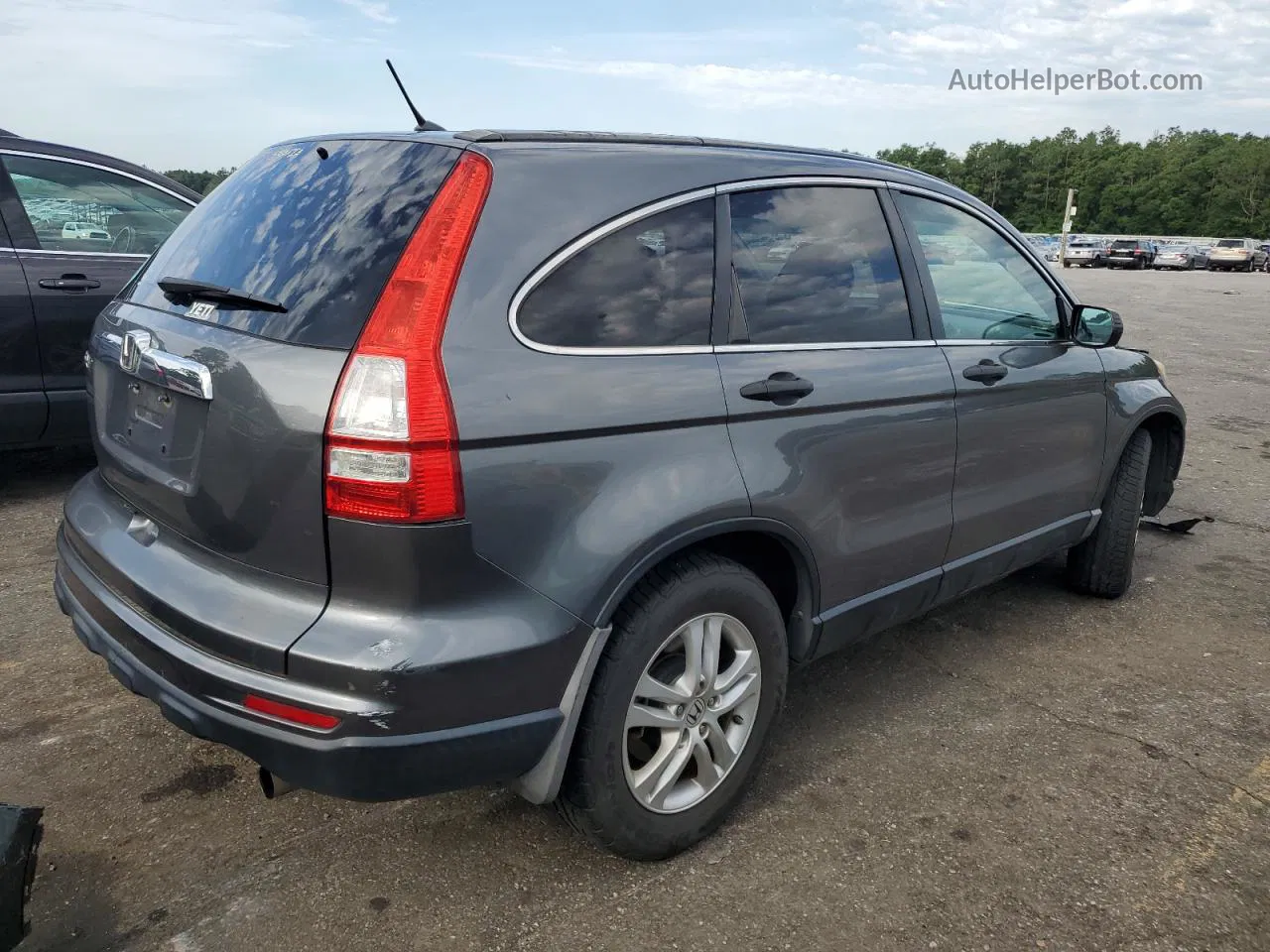 2010 Honda Cr-v Ex Gray vin: 3CZRE3H51AG702524