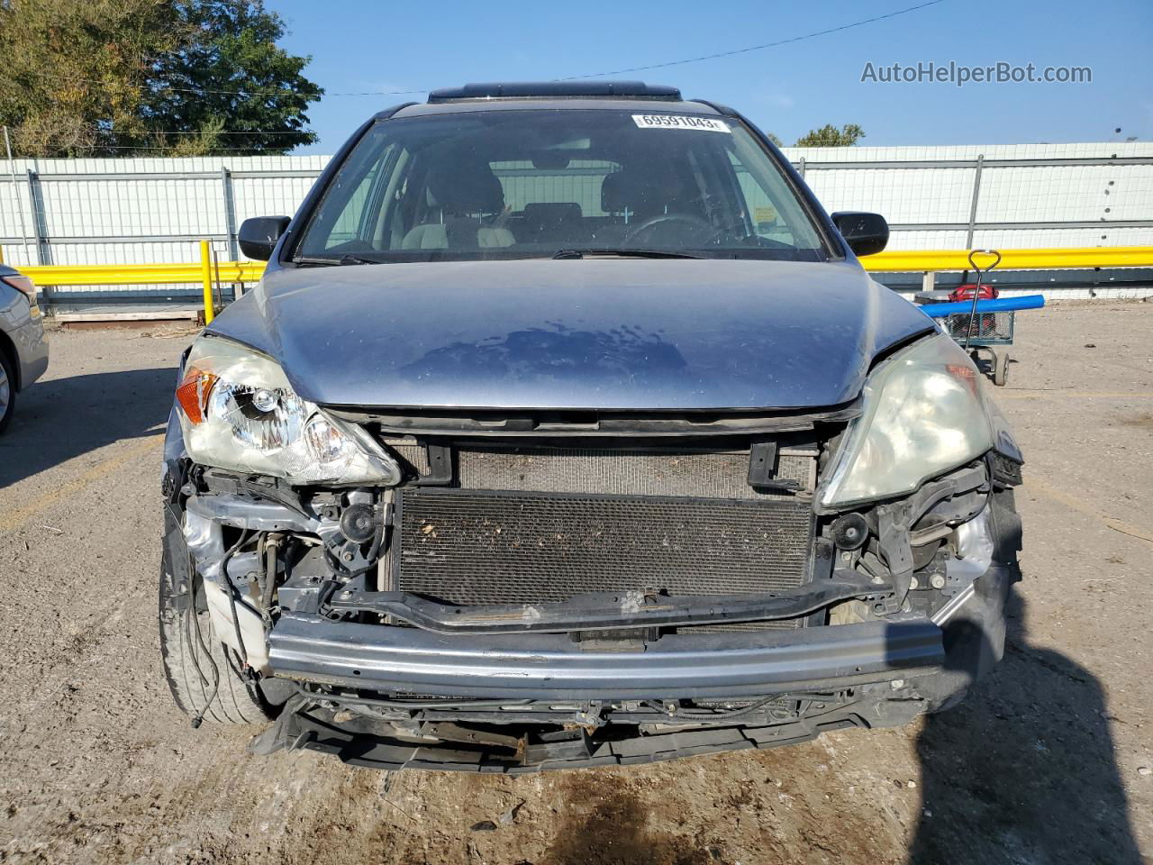 2010 Honda Cr-v Ex Blue vin: 3CZRE3H53AG700029