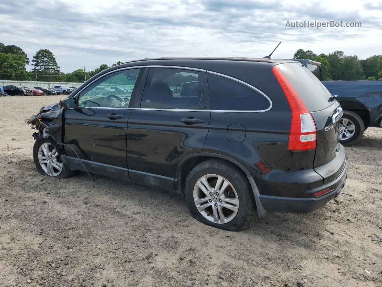 2010 Honda Cr-v Ex Black vin: 3CZRE3H54AG702744