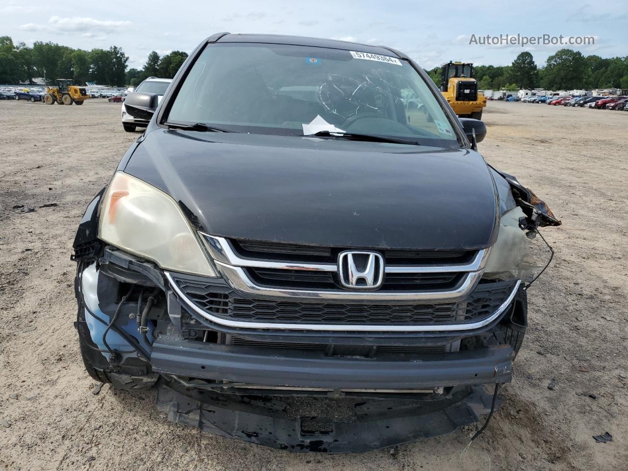 2010 Honda Cr-v Ex Black vin: 3CZRE3H54AG702744