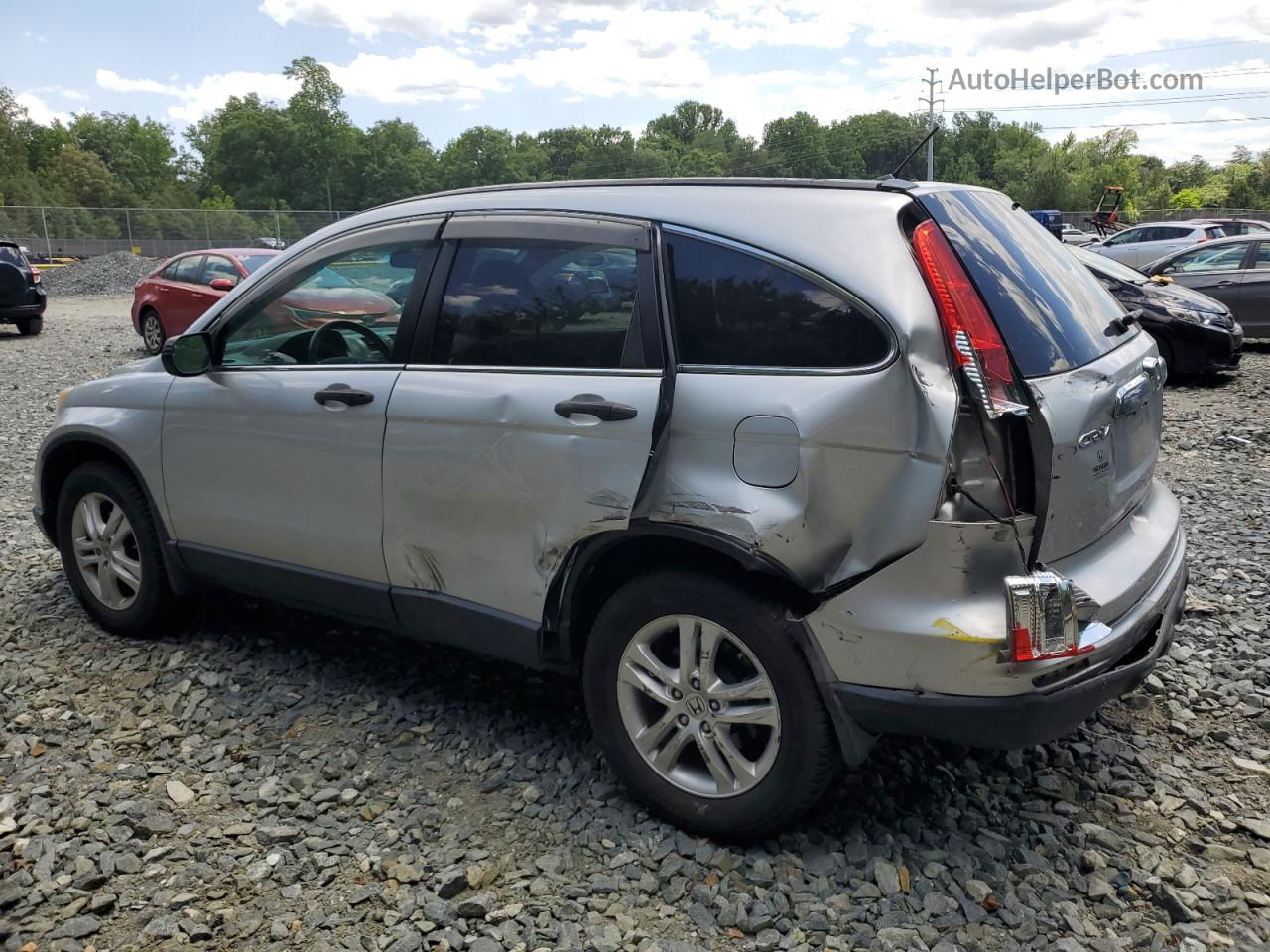 2010 Honda Cr-v Ex Silver vin: 3CZRE3H55AG702008