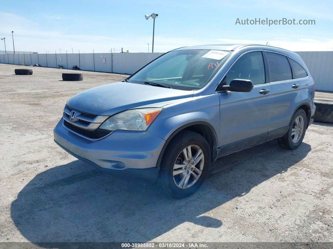 2010 Honda Cr-v Ex Light Blue vin: 3CZRE3H56AG701871