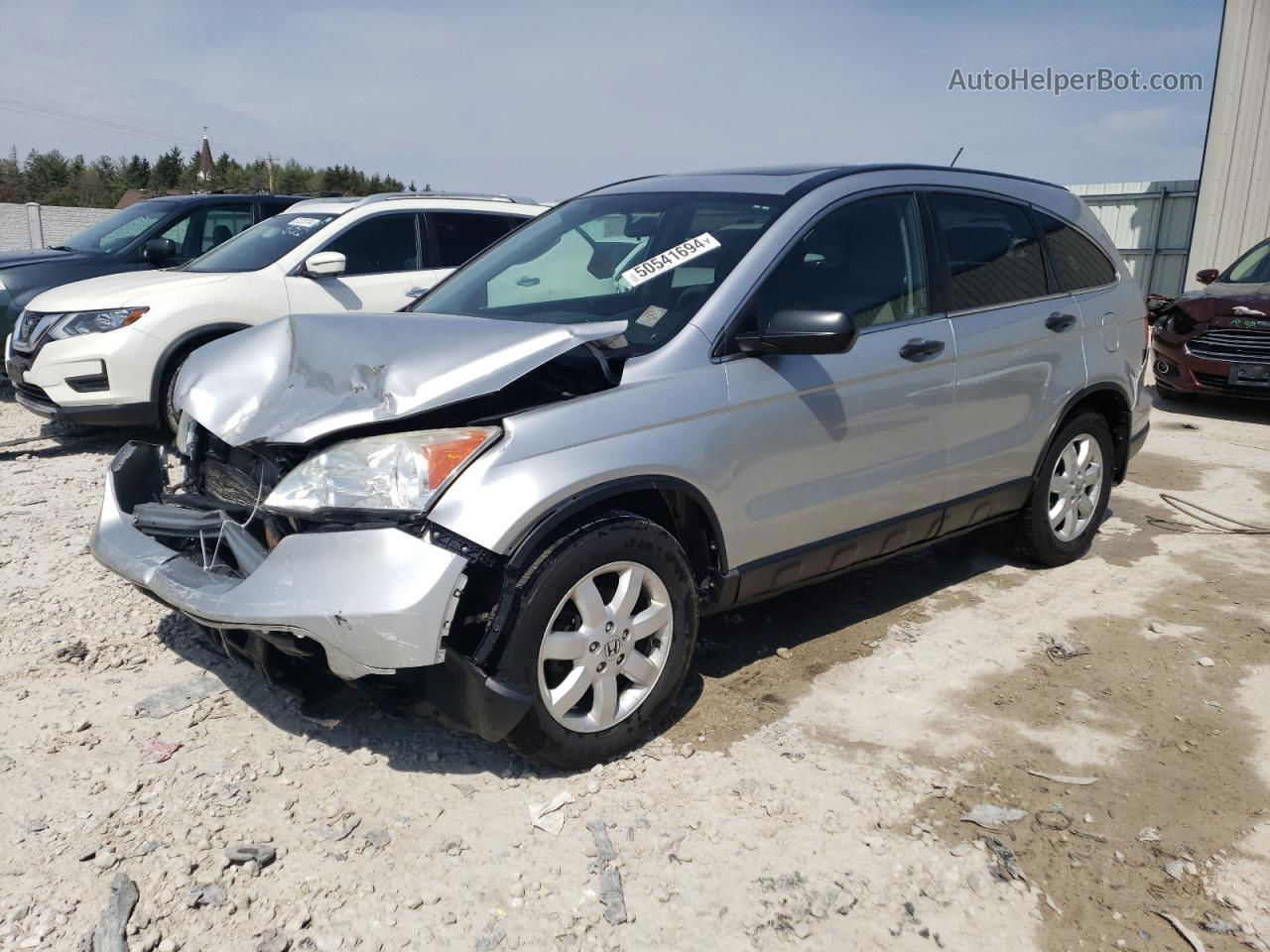 2009 Honda Cr-v Ex Silver vin: 3CZRE48519G706767