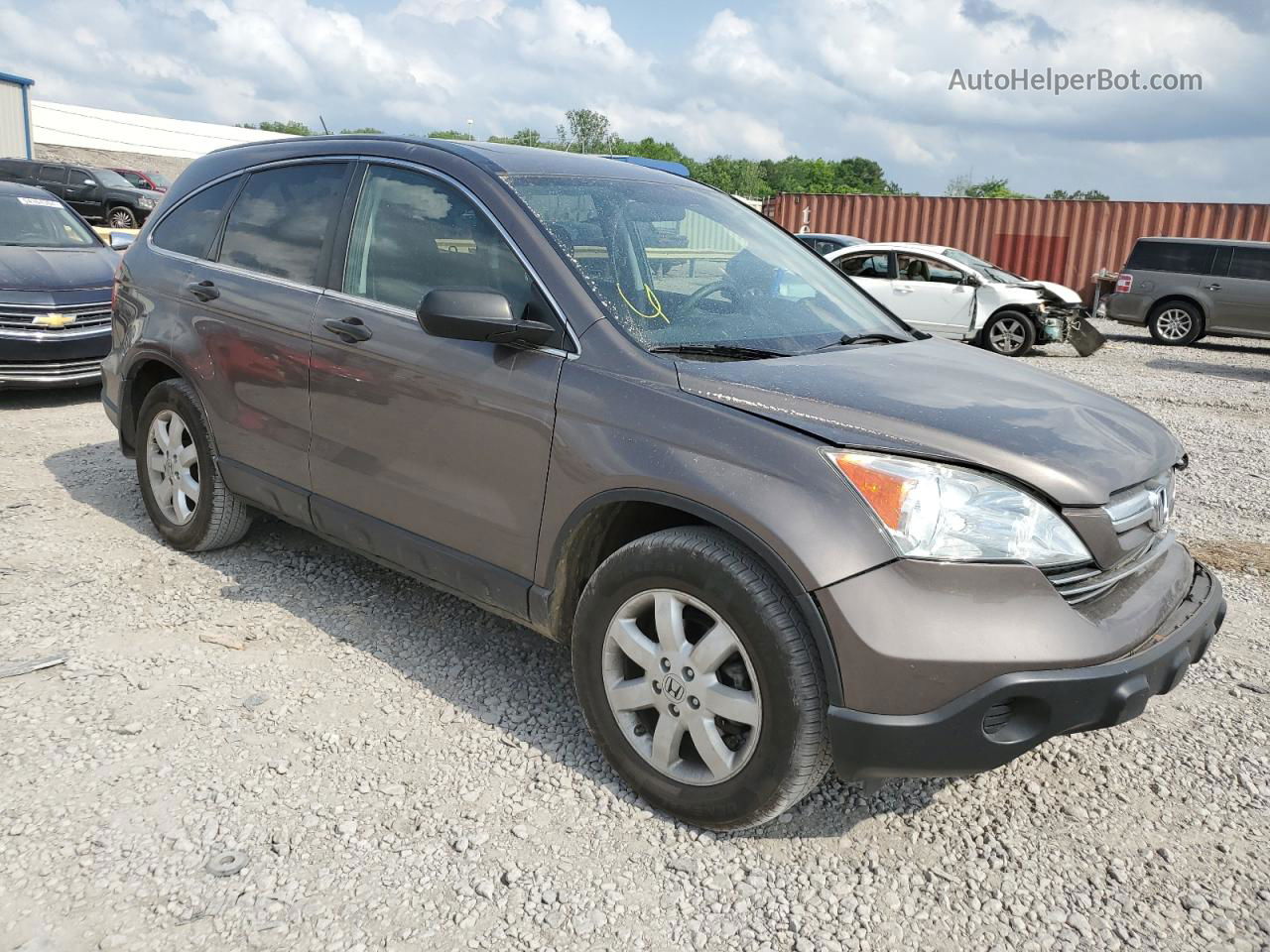 2009 Honda Cr-v Ex Tan vin: 3CZRE48519G707675