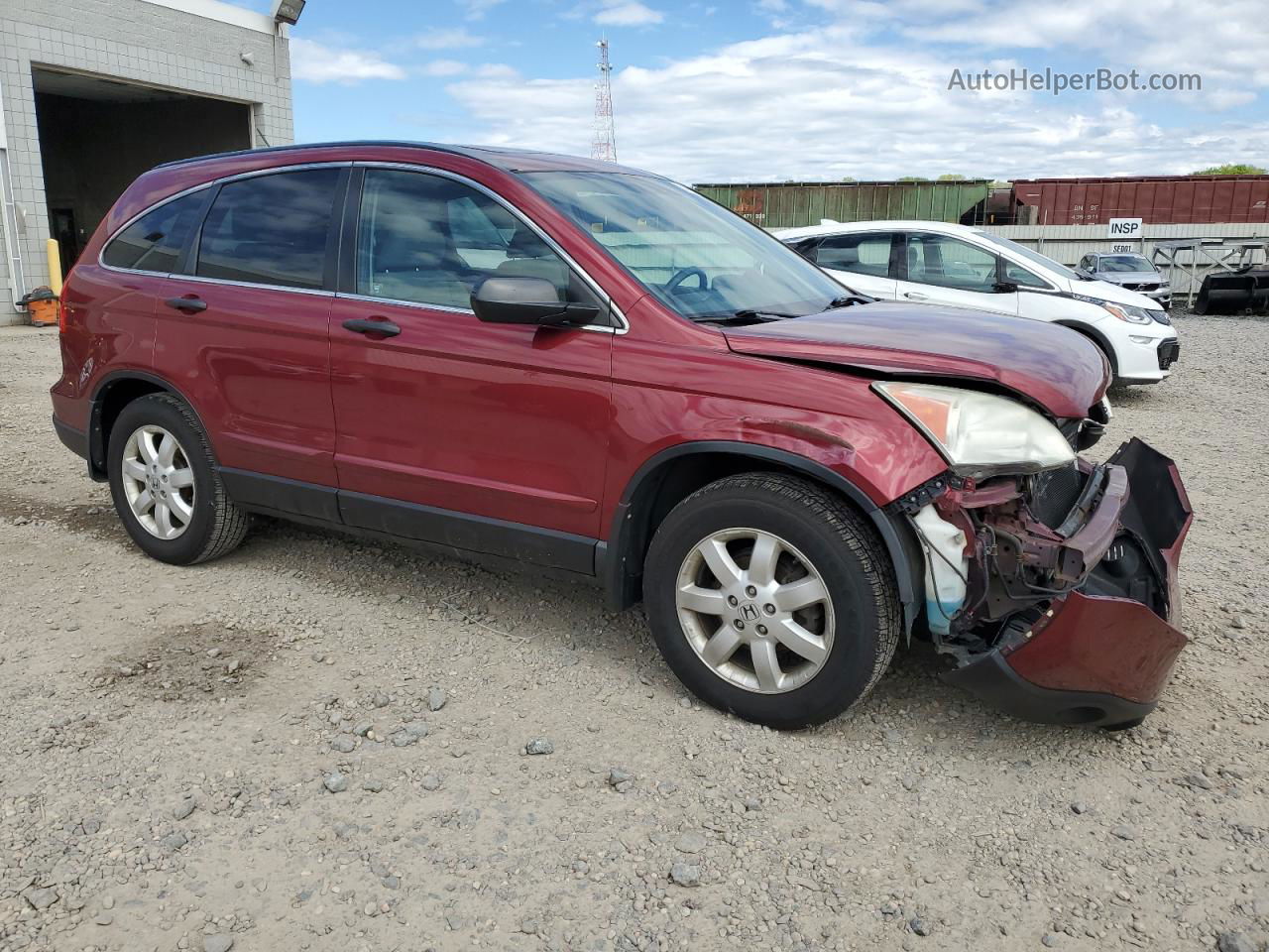 2009 Honda Cr-v Ex Red vin: 3CZRE48579G708524