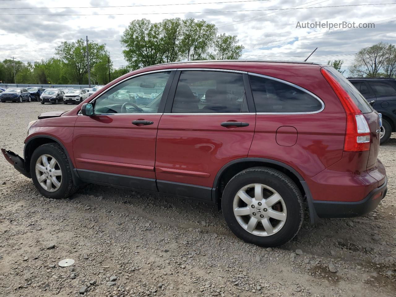 2009 Honda Cr-v Ex Red vin: 3CZRE48579G708524