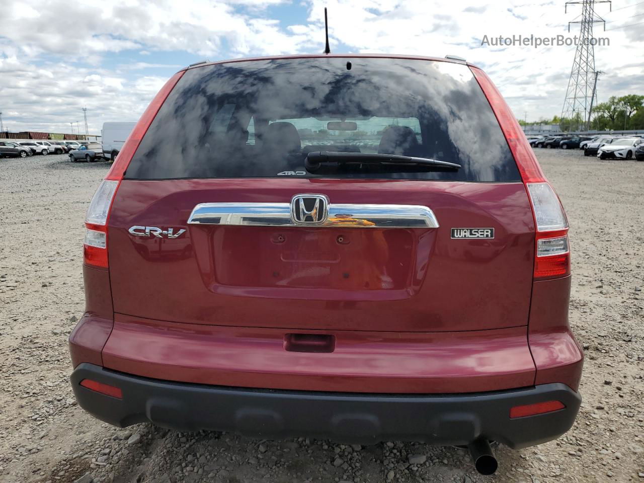 2009 Honda Cr-v Ex Red vin: 3CZRE48579G708524