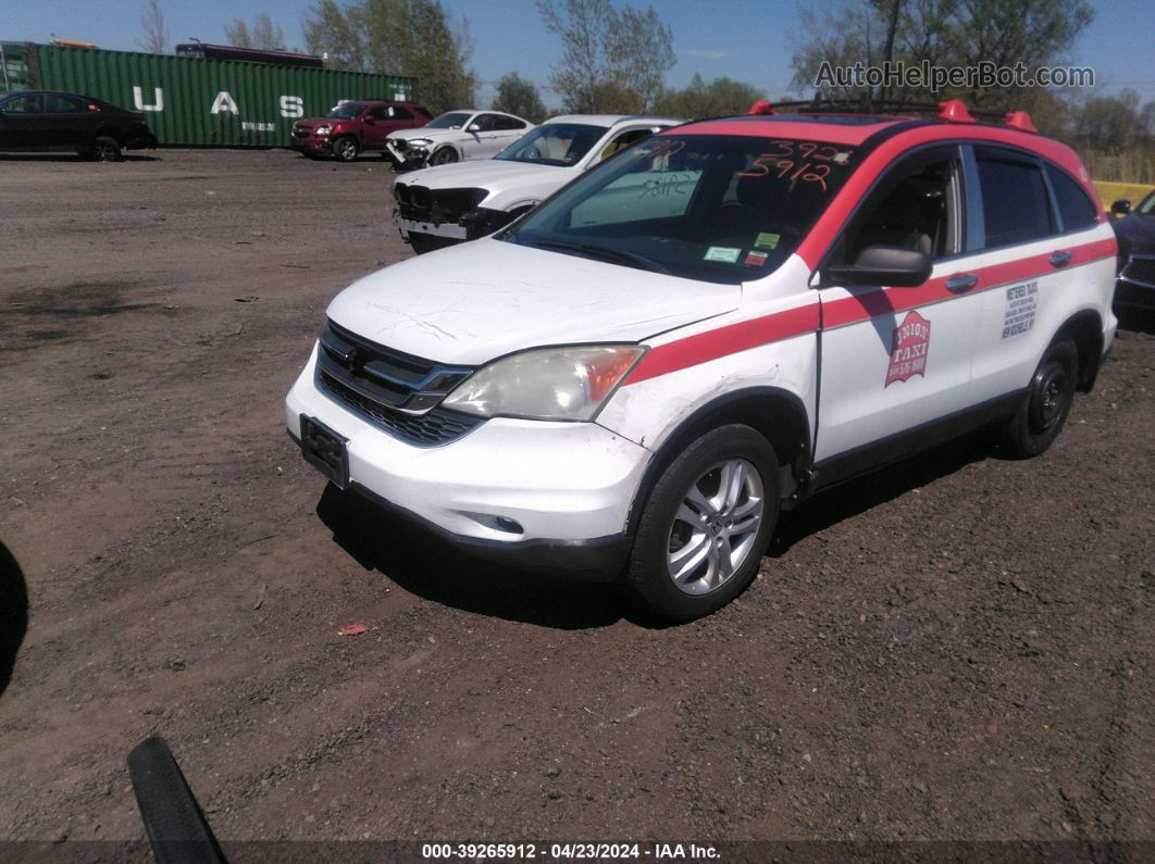 2010 Honda Cr-v Ex White vin: 3CZRE4H50AG706781