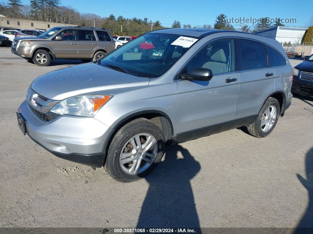 2010 Honda Cr-v Ex Silver vin: 3CZRE4H51AG701542