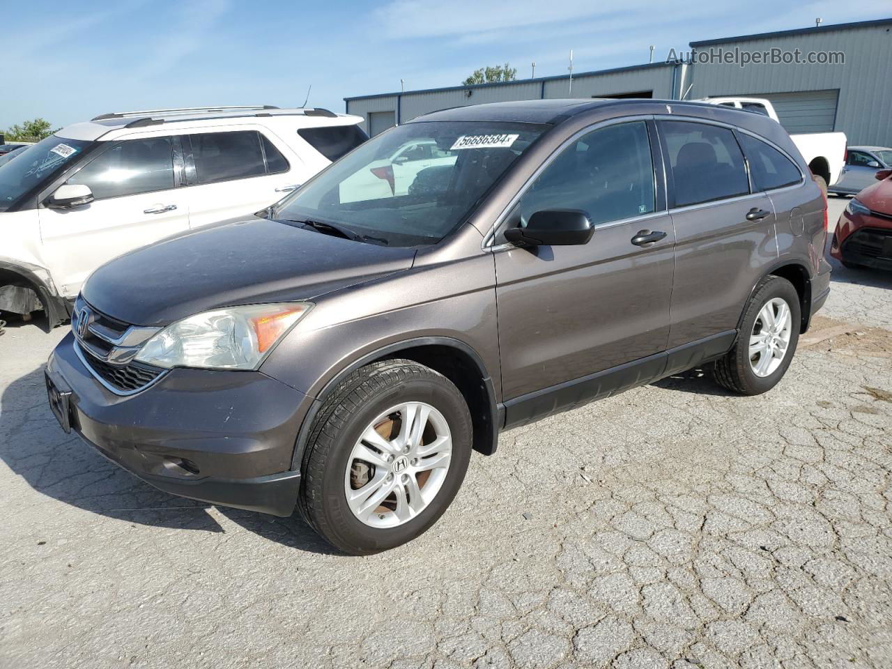 2010 Honda Cr-v Ex Brown vin: 3CZRE4H51AG703257